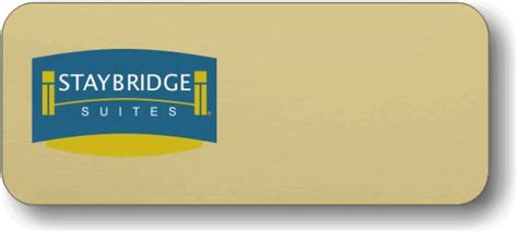 Staybridge Suites Gold Round Corner Logo Only Badge - $6.20 | NiceBadge™