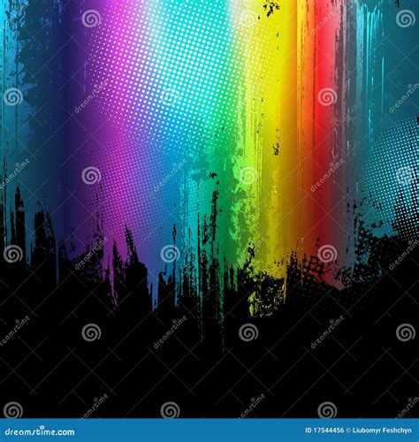 Gradient Paint Splashes Background. Vector Stock Vector - Illustration ...