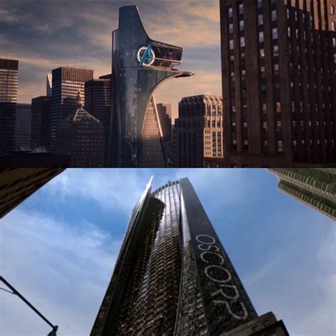 Oscorp Tower Location