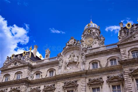 The Hotel De Ville in Lyon, France Stock Image - Image of facade ...