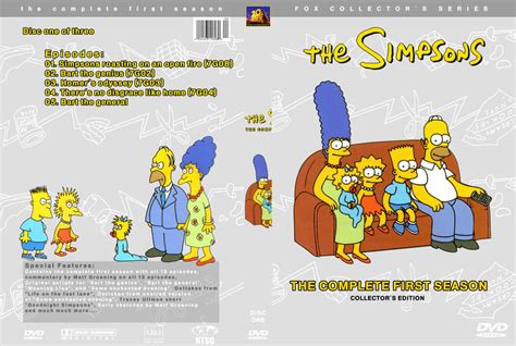 Simpsons Season 1 Disc 1 - TV DVD Custom Covers - 5Simpsons season1 disc 1 :: DVD Covers