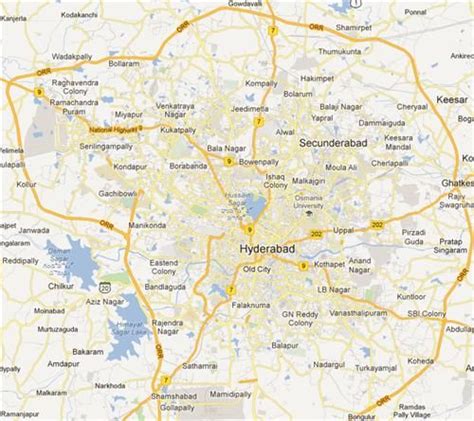 Greater Hyderabad, Greater Hyderabad Municipal Corporation, GHMC | Map ...