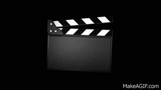 movie clapper animation on Make a GIF