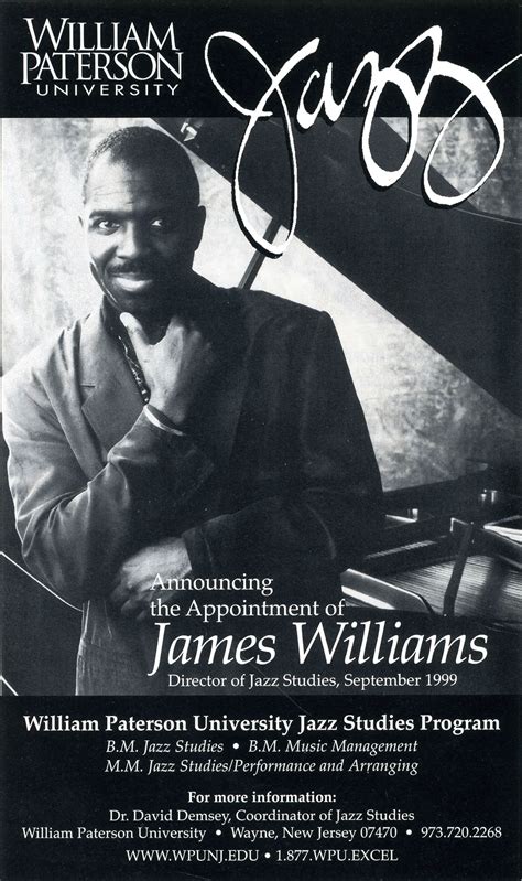 James Williams Archive | The Living Jazz Archives at William Paterson ...