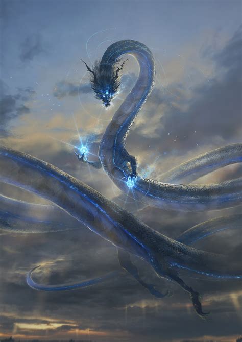 Azure Dragon by Simone Torcasio : r/ImaginaryDragons