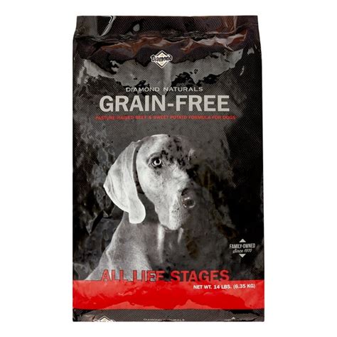 Diamond Grain-Free Beef and Sweet Potato Dry Dog Food, 14 Lb - Walmart ...