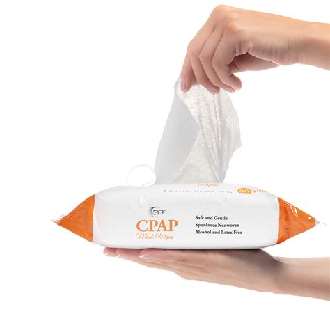 3B CPAP Mask Wipes, Citrus 80 wipes per pack - WC100