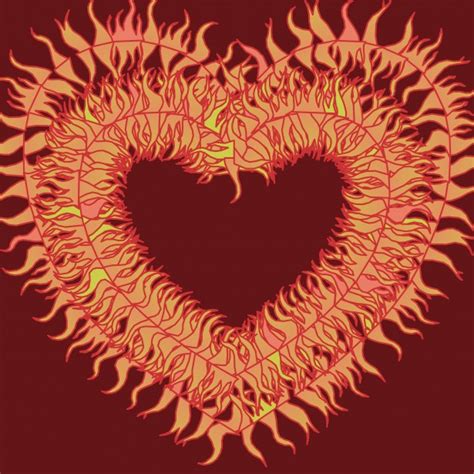 Fiery Red Heart Free Stock Photo - Public Domain Pictures