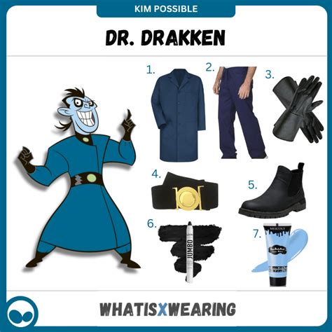 Dr. Drakken 'Kim Possible' DIY Costume Guide