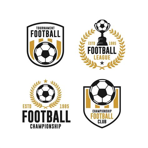 Football Club Tournament Logo Collection 5417584 Vector Art at Vecteezy