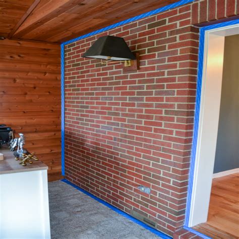 Interior Painted Brick Wall - HomeRight