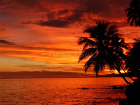 Sunset on a Tropical Island Stock Photo - Image of water, chang: 233041824