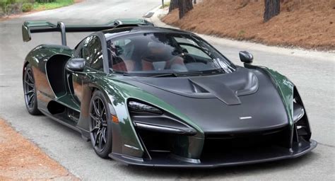 This Guy’s McLaren Senna Looks Uncharacteristically Classic In Green Over Tan | Carscoops