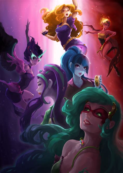 Villains of Equestria Girls by senpainooshiri | My Little Pony: Equestria Girls | My little pony ...