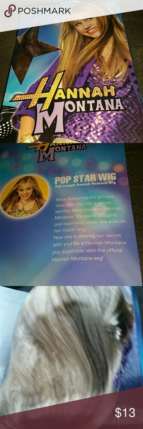 Hannah Montana Blonde Pop Star Wig | Pop star, Hannah montana, Montana