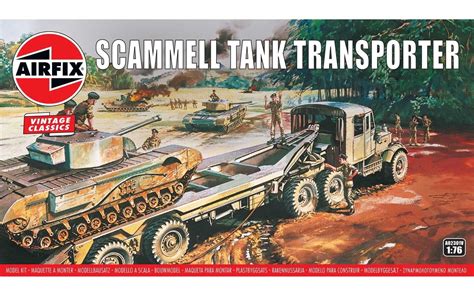 Airfix Scammell Tank Transporter 1:76 Scale Plastic Model Kit | Hobbies