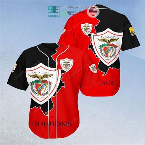 CD Santa Clara Red Black Baseball Jersey