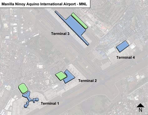 Manilla Ninoy Aquino MNL Airport Terminal Map