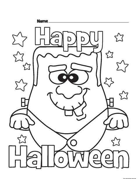 Inesyfederico-clases: Monster Halloween Coloring Pages To Print