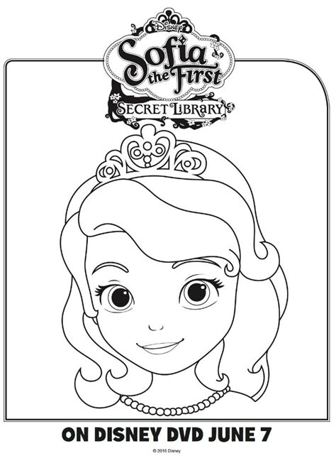 Disney Sofia the First Coloring Page - Mama Likes This