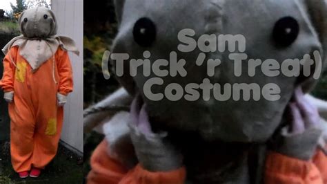 Sam Trick 'r Treat Costume - Halloween 2014 - YouTube