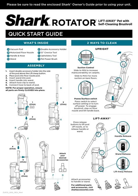 Shark Navigator Lift Away Vacuum Parts Diagram | Reviewmotors.co