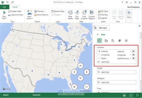 How to Plot Points on a Map in Excel (2 Effective Ways) - ExcelDemy