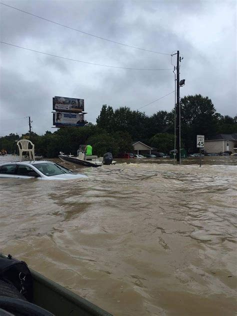 Water still pouring into Walker and Denham Springs Aug. 14th 2016 | Still water, Flood, Climate ...