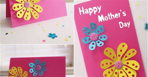 DIY Mother's Day 3D Flower Card - The Joy of Sharing