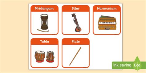 Indian Musical Instruments With Names And Pictures