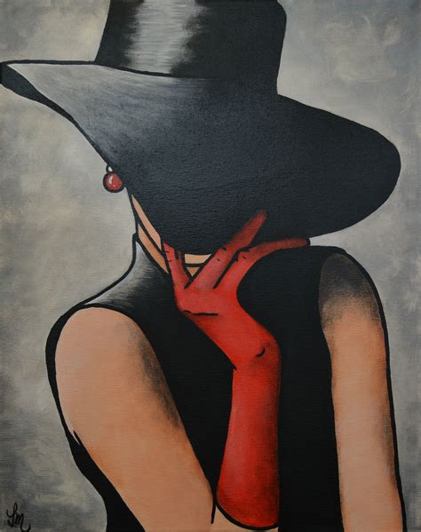 Red Gloves V2 | Acrylic painting canvas, Black art painting, Painting studio