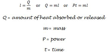 PHYSICS: FORM 4: 4.3 UNDERSTANDING SPECIFIC LATENT HEAT