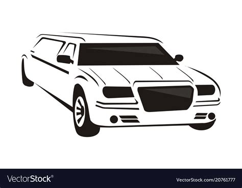 Limousines logo design template Royalty Free Vector Image