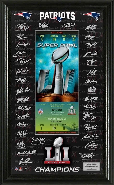 New England Patriots NFL Merchandise & Autographed Sports Memorabilia