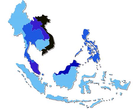 Gambar Peta Buta Negara Asean