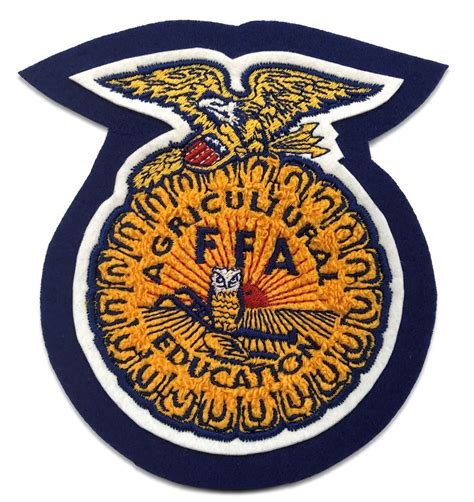 4 Inch Official FFA Patch | Custom embroidered patches, Letterman jacket, Patches jacket
