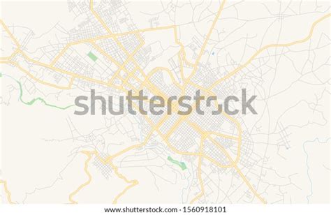 Printable Street Map Riobamba Ecuador Map Stock Vector (Royalty Free) 1560918101 | Shutterstock