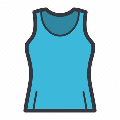 Blue, tank, top, women icon - Download on Iconfinder