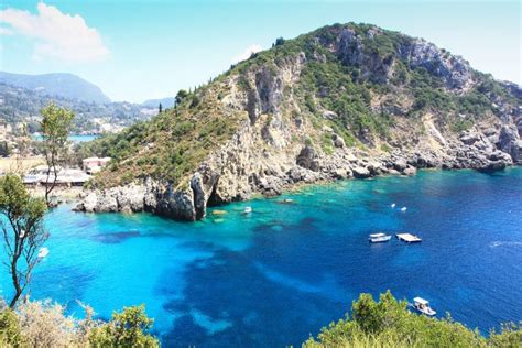 The bay of paleokastritsa stock photo. Image of travel - 22111720