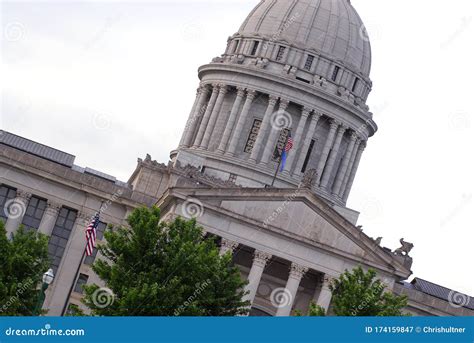 Oklahoma State Capitol Building Stock Image - Image of senate, closeup ...