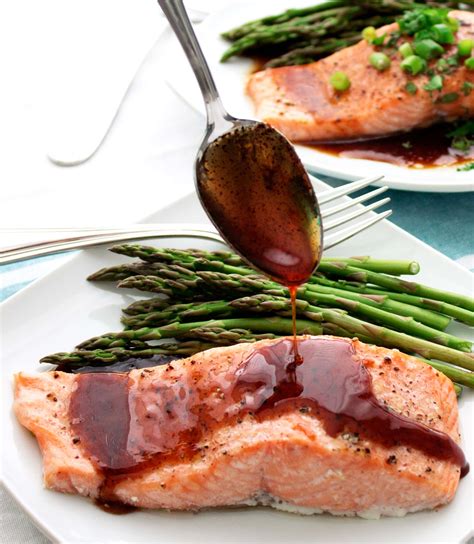 Maple Bourbon Glazed Salmon - Kit's Kitchen