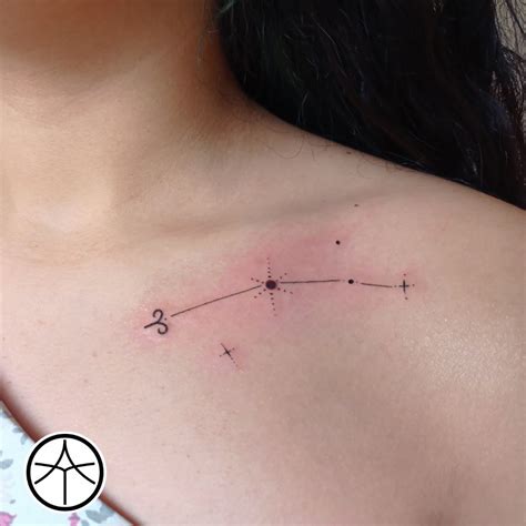 Aries Constellation Stars Tattoo