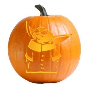 Baby Yoda Pumpkin Carving Stencil - Ultimate Pumpkin Stencils