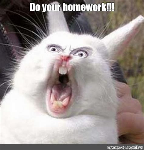 Meme: "Do your homework!!!" - All Templates - Meme-arsenal.com