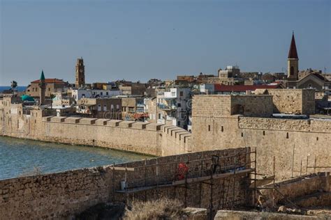 The Old City of Acre stock photo. Image of fishing, harbor - 37636930