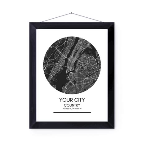 Los Angeles City Map Print | Poster City Map | Home Decor | Traveler G – Fusion Artsy