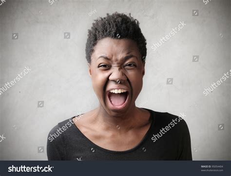 Angry Woman Screaming Stock Photo 95054404 | Shutterstock