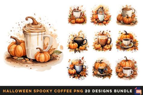 Halloween Spooky Coffee Png Graphic by jijopero · Creative Fabrica