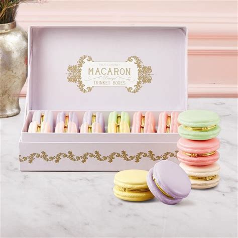 MACARON TRINKET BOX | Macaron trinket box, Trinket boxes, Disney box