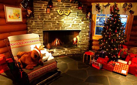 Christmas Fireplace Backgrounds - Wallpaper Cave